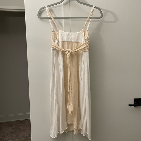 Vintage Free People Embellished Gauze Midi Dress - Picture 3 of 11